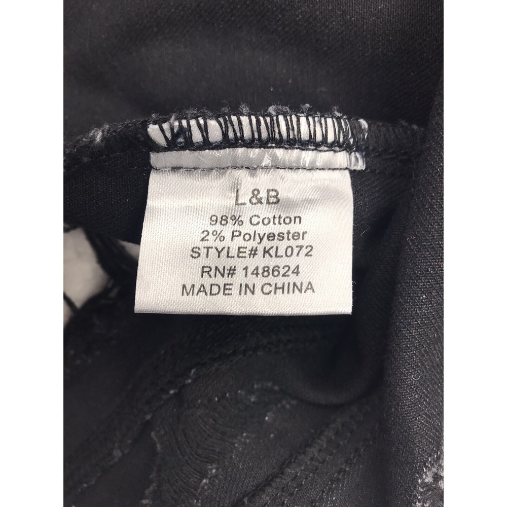 Lucky & Blessed Western Vest MEDIUM Black Denim Southwest Navajo Serape Distress - Picture 8 of 13
